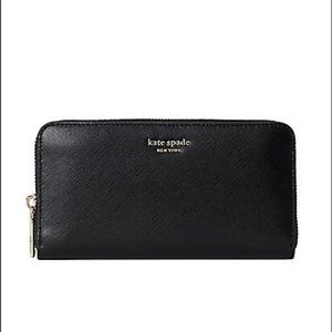 AUTHENTIC Kate Spade New York
Saffiano Leather Zip-Around Continental Wallet